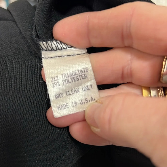 Blanque Black Long Sleeve Off Set Button Down Over shirt Jacket Lagenlook Size 1 - Picture 11 of 11